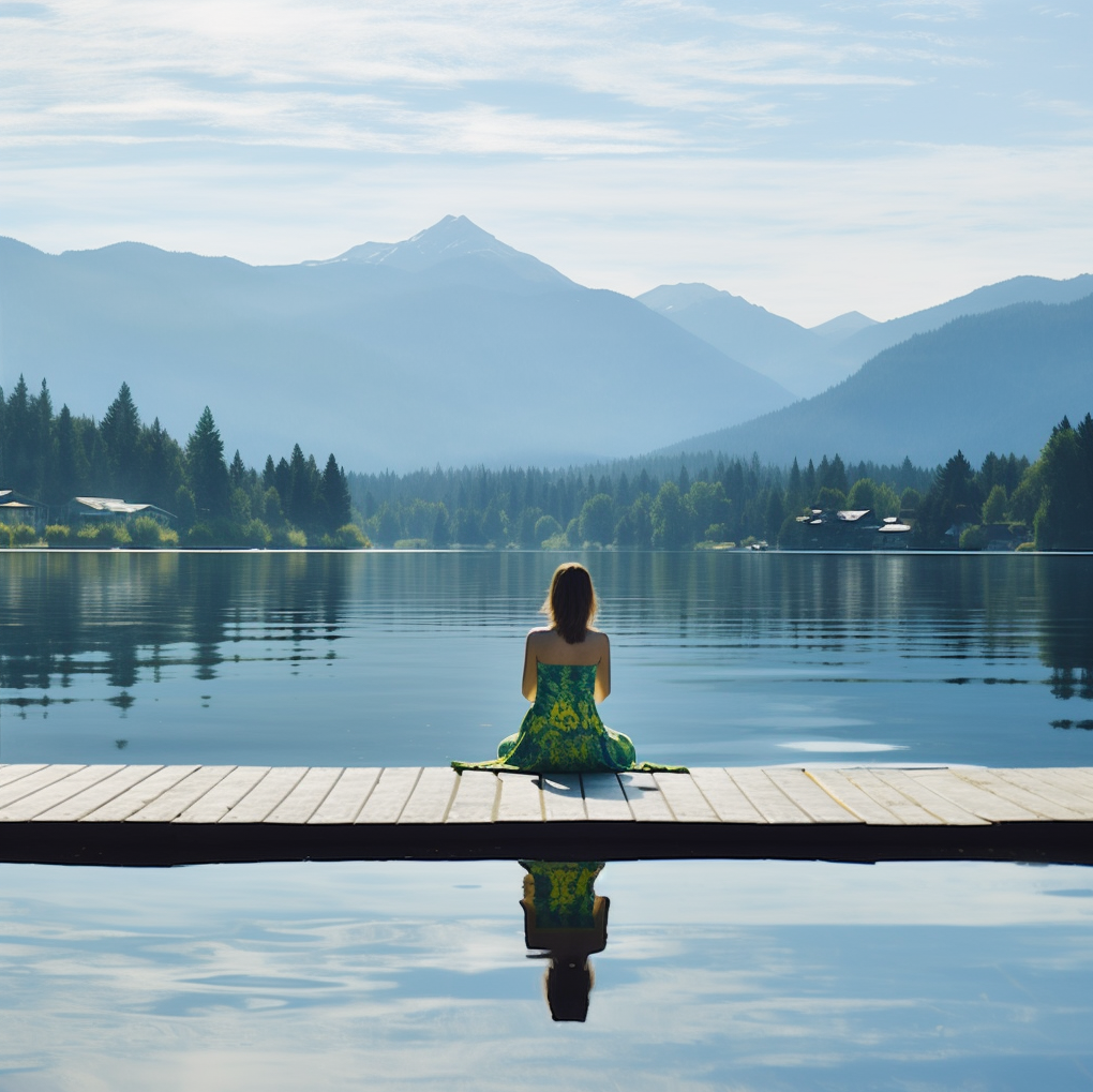SONG_A_woman_sits_meditating_on_a_dock_by_a_lake_this_is_Zen_in_2af02ea1-66d0-46ac-ba48-b4f43a1ded27.png